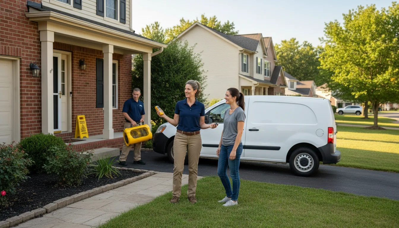 Residential water damage restoration in Lawrence, NE